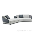 Sofas d'angle de loisirs de style nordique 7 places